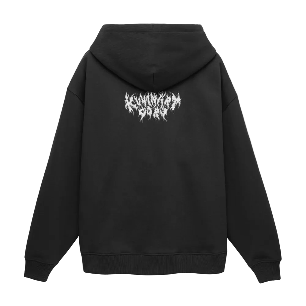 OVERSIZE HOODIE  "be different" - black