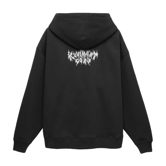 OVERSIZE HOODIE  "be different" - black