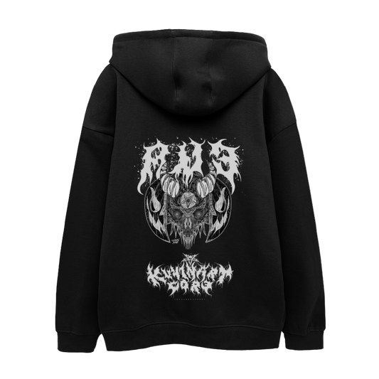 OVERSIZE HOODIE "AVE" - black